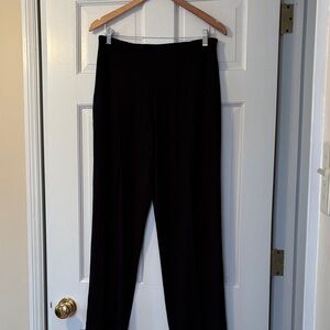 Black Straight Leg Women's Pants